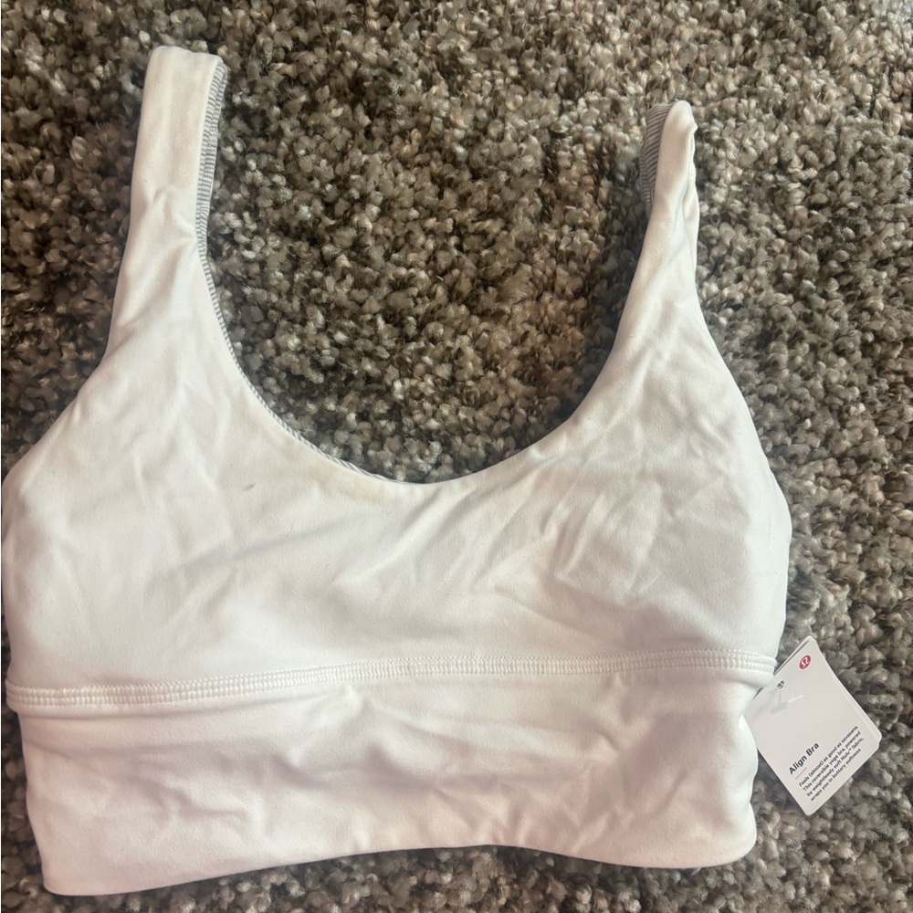 Lululemon White Sports Bra